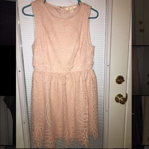 Francescas Boutique Light Pink Dress